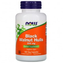 Черный орех NOW Foods Black Walnut Hulls 500 mg 100 Veg Caps Черный орех NOW Foods Black Walnut Hulls 500 mg 100 Veg Caps