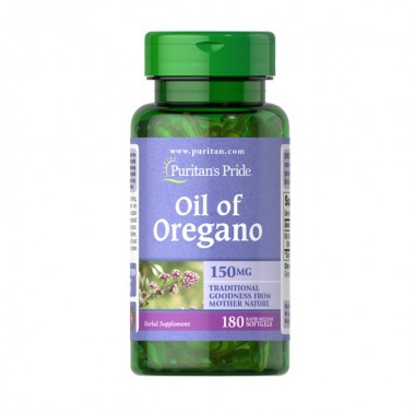 Масло Орегано Puritan's Pride Oil of Oregano Extract 150 mg 180 Caps