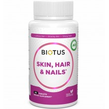 Комплекс для кожи, волос, ногтей Biotus Hair, Skin & Nails 60 Tabs BIO-531200