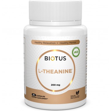 Теанин Biotus L-Theanine 200 mg 60 Caps BIO-531101