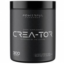 Креатин моногидрат Powerful Progress Crea-Tor Micronized 300 g /60 servings/ Lemon Lime