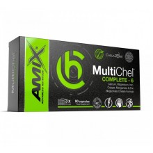 Мультиминералы для спорта Amix Nutrition ChelaZone MultiChel Complete 6 Bisglycinate Chelate 90 Veg Caps