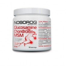 Хондропротектор (для спорта) Nosorog Nutrition Glucosamine Chondroitin MSM 120 Tabs Хондропротектор (для спорта) Nosorog Nutrition Glucosamine Chondroitin MSM 120 Tabs