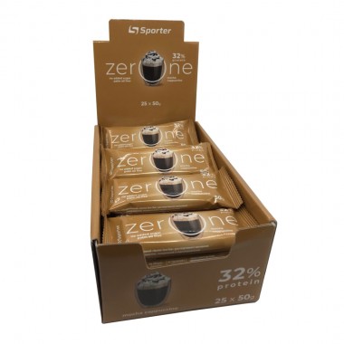 Протеиновый батончик Sporter Zero One 25 х 50 g Mocha Cappuccino