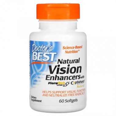 Комплекс для профилактики зрения Doctor's Best Natural Vision Enhancers 60 Caps Комплекс для профилактики зрения Doctor's Best Natural Vision Enhancers 60 Caps