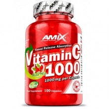 Витамин C для спорта Amix Nutrition C-Vitamin + Rose Hips 1000 mg 100 Veg Caps