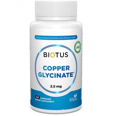 Микроэлемент Медь Biotus Copper 2,5 mg 100 Caps BIO-531279