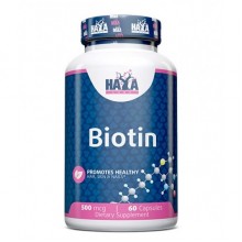 Биотин Haya Labs Biotin 500 mcg 60 Caps Биотин Haya Labs Biotin 500 mcg 60 Caps
