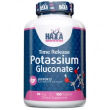 Микроэлемент Калий Haya Labs Potassium Gluconate 99 mg 100 Tabs