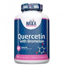 Кверцетин Haya Labs Quercetin with Bromelain 120 Veg Caps