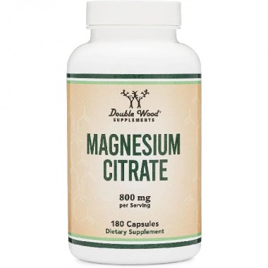 Микроэлемент Магний Double Wood Magnesium Citrate 800 mg 180 Caps