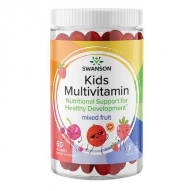Витаминно-минеральный комплекс для детей Swanson Kids Multivitamin 60 Gummies Mixed Fruit