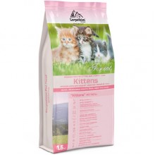 Carpathian Kittens Для котят всех пород. С курицей, скумбрией и сухим молоком. Для профилактики гельминтов. 1,5 кг.