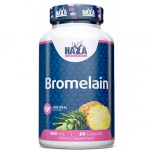 Бромелайн Haya Labs Bromelain 500 mg 60 Caps Бромелайн Haya Labs Bromelain 500 mg 60 Caps