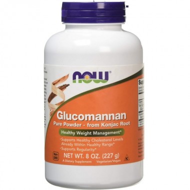 Клетчатка NOW Foods Glucomannan 227 g /114 servings/ Pure