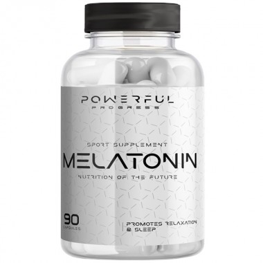 Мелатонин для спорта Powerful Progress Melatonin 5 mg 90 Caps Мелатонин для спорта Powerful Progress Melatonin 5 mg 90 Caps