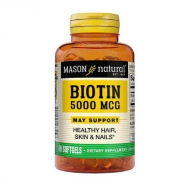 Биотин Mason Natural Biotin 5000 mcg 60 Caps