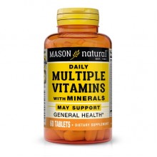 Витаминно-минеральный комплекс Mason Natural Daily Multiple Vitamins With Minerals 60 Tabs