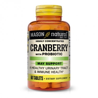Клюква Mason Natural Highly Concentrated Cranberry with Probiotic 60 Tabs