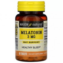 Мелатонин для сна Mason Natural Melatonin 3 mg 60 Tabs