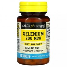 Селен Mason Natural Selenium 200 mcg 60 Tabs