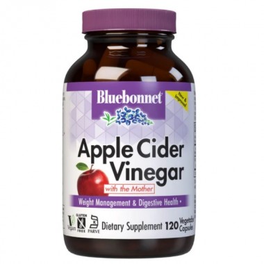 Яблочный уксус Bluebonnet Nutrition Apple Cider Vinegar 120 Veg Caps