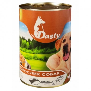  Dasty консерва для собак 1,240кг курятина