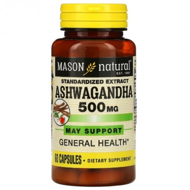 Ашваганда Mason Natural Ashwagandha 500 mg 60 Caps