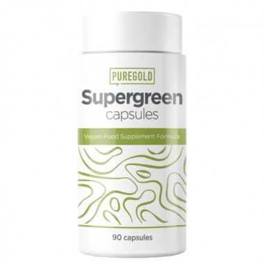 Антиоксиданты для спорта Pure Gold Protein Super Green 90 Caps