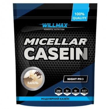 Протеин Willmax Micellar Casein 900 g /30 servings/ Vanilla