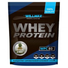 Протеин Willmax Whey Protein 80 920 g /23 servings/ Pineapple Coconut