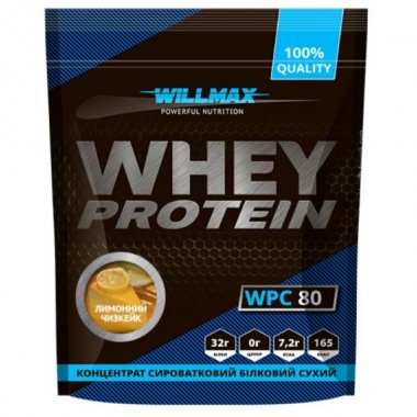 Протеин Willmax Whey Protein 80 920 g /23 servings/ Lemon Cheesecake