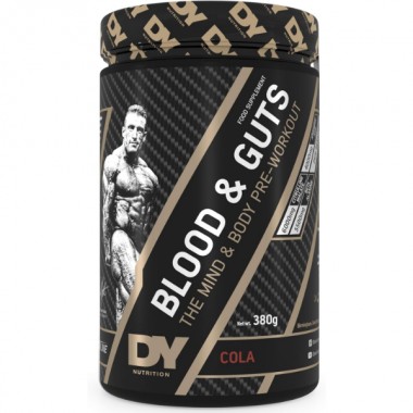 Комплекс до тренировки DY Nutrition Blood and Guts 380 g /20 servings/ Cola Комплекс до тренировки DY Nutrition Blood and Guts 380 g /20 servings/ Cola