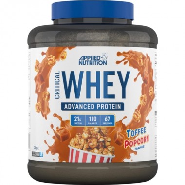 Протеин Applied Nutrition Critical Whey 2000 g /67 servings/ Toffee Popcorn Протеин Applied Nutrition Critical Whey 2000 g /67 servings/ Toffee Popcorn