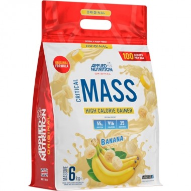 Гейнер Applied Nutrition Original Critical Mass 6000 g /25 servings/ Banana