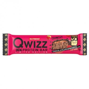 Протеиновый батончик Nutrend Qwizz Protein Bar 60 g Chocolate Raspberry