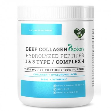 Коллаген En`vie Lab Beef Collagen Complex 4 (1&3 TYPE) 684 g /90 servings/ Pure