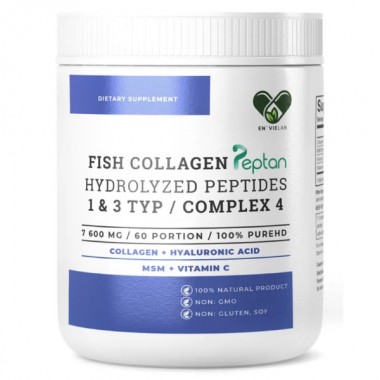Коллаген En`vie Lab Fish Collagen Complex 4 (1&3 TYPE) 456 g /60 servings/ Pure