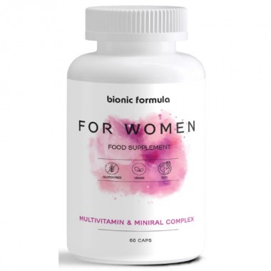 Витаминно-минеральный комплекс для женщин Bionic Formula FOR WOMAN - Multivitamin 60 Caps Витаминно-минеральный комплекс для женщин Bionic Formula FOR WOMAN - Multivitamin 60 Caps
