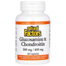 Препарат для суставов и связок Natural Factors Glucosamine & Chondroitin 60 Caps