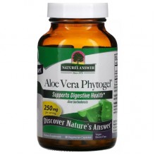 Алоэ Вера Nature's Answer Aloe Vera Phytogel 250 mg 90 Veg Caps
