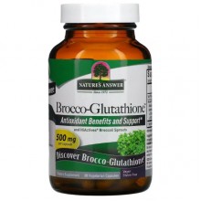 Антиоксидант Nature's Answer Brocco-Glutathione 500 mg 60 Veg Caps Антиоксидант Nature's Answer Brocco-Glutathione 500 mg 60 Veg Caps