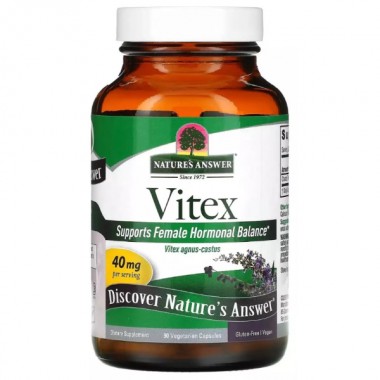 Витекс Nature's Answer Vitex, Agnus-Castus Chaste Tree Berry 40 mg 90 Veg Caps