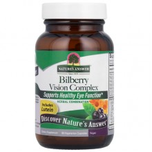 Комплекс для профилактики зрения Nature's Answer Bilberry Vision Complex 60 Veg Caps