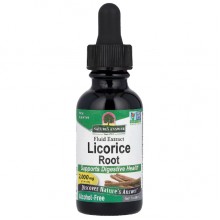 Корень солодки Nature's Answer Licorice Root, Fluid Extract, Alcohol-Free 2000 mg 30 ml /15 servings/