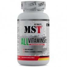 Витаминно-минеральный комплекс для спорта MST Nutrition AllVitamins 60 Tabs