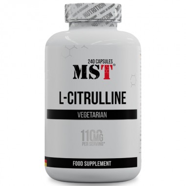 Цитруллин для спорта MST Nutrition L-Citrulline 240 Caps