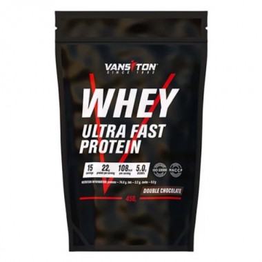 Протеин Vansiton Ultra Protein 450 g /15 servings/ Double Chocolate