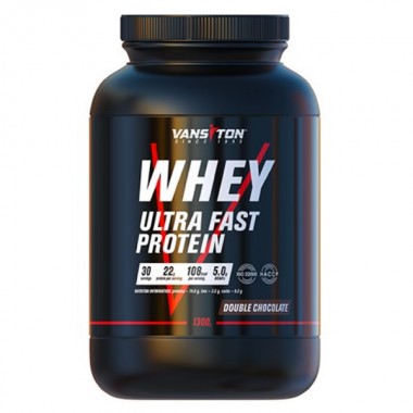 Протеин Vansiton Ultra Protein 1300 g /43 servings/ Double Chocolate