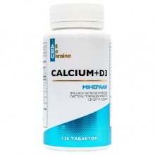 Микроэлемент Кальций All be Ukraine Calcium+D3 120 Tabs
